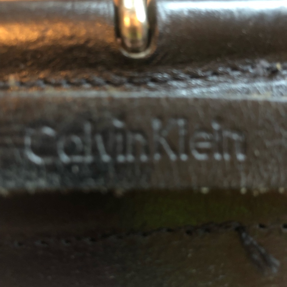 Calvin Klein heavy leather studded belt